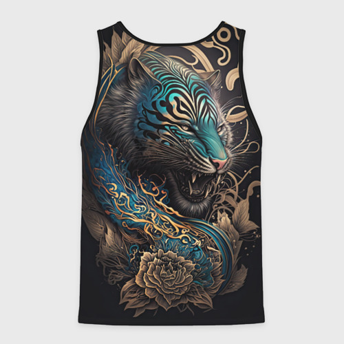 Мужская майка 3D Тигр Irezumi, цвет 3D печать - фото 2