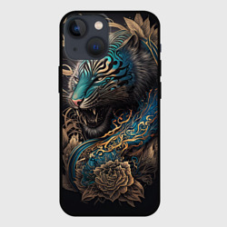 Чехол для iPhone 13 mini Тигр Irezumi