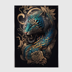 Постер Тигр Irezumi