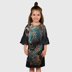 Детское платье 3D Тигр Irezumi - фото 2
