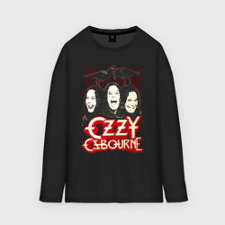 Мужской лонгслив oversize хлопок Осборн Оззи трио
