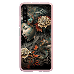 Чехол для Honor 20 Японская девушка Irezumi