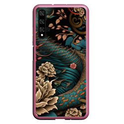 Чехол для Honor 20 Японский змей Irezumi