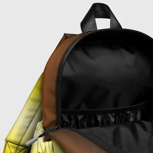 Детский рюкзак 3D "Енот Морпех" на желтом фоне - фото 6