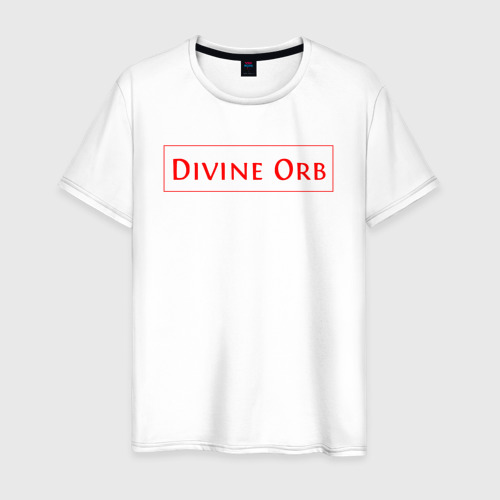 Мужская футболка из хлопка с принтом Divine Orb дроп в Path of Exile, вид спереди №1