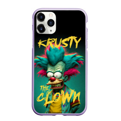 Чехол для iPhone 11 Pro матовый Клоун Красти из Симпсонов