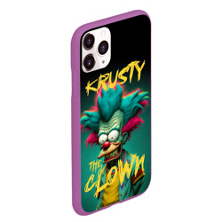 Чехол для iPhone 11 Pro Max матовый Клоун Красти из Симпсонов - фото 2