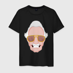 Stan Lee smile – Мужская футболка хлопок с принтом купить со скидкой в -20%