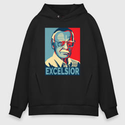 Мужское худи Oversize хлопок Stan Lee excelsior