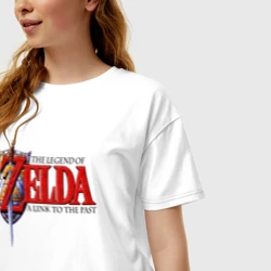 Женская футболка хлопок Oversize The Legend of Zelda game - фото 2