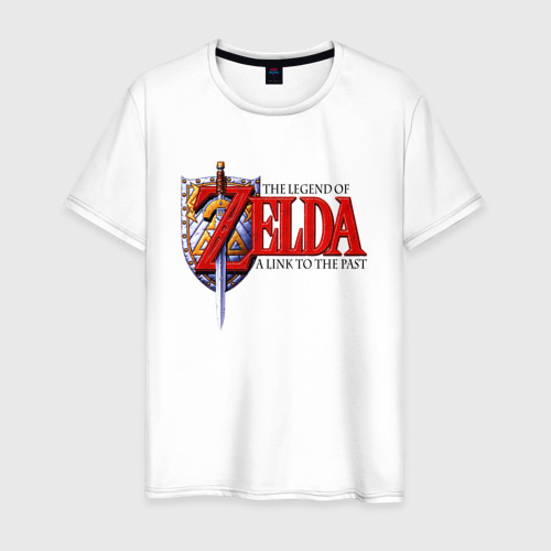 Мужская футболка из хлопка с принтом The Legend of Zelda game, вид спереди №1