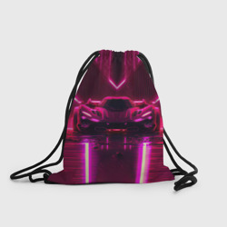 Рюкзак-мешок 3D Неоновый спорткар