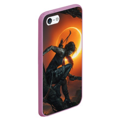 Чехол для iPhone 5/5S матовый Lara Croft - фото 2