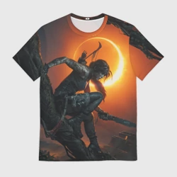 Мужская футболка 3D Lara Croft