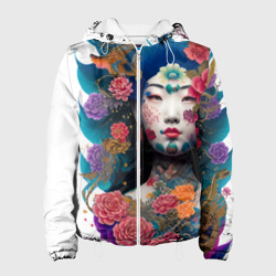 Женская куртка 3D Japan style - tattoo - art