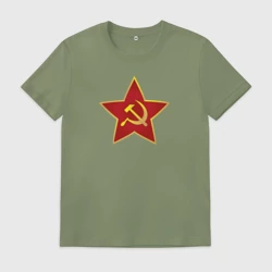 Мужская футболка хлопок СССР звезда