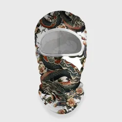 Балаклава 3D Тату японский дракон