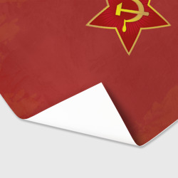 Бумага для упаковки 3D Советская звезда - фото 2