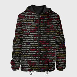 Мужская куртка 3D Символы программирования