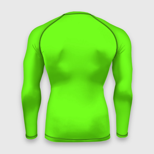 Мужской рашгард 3D Кислотный зеленый, цвет 3D печать - фото 2