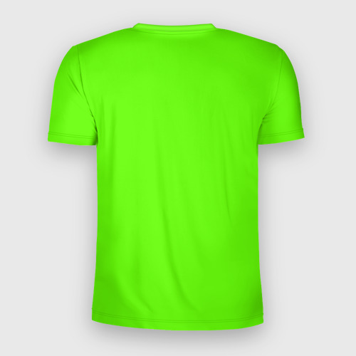 Мужская футболка 3D Slim Кислотный зеленый, цвет 3D печать - фото 2