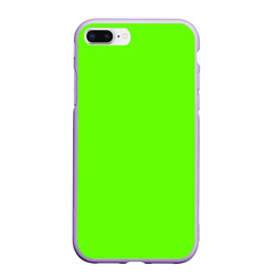 Чехол для iPhone 7Plus/8 Plus матовый Кислотный зеленый