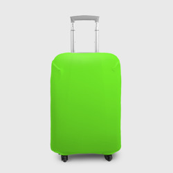 Чехол для чемодана 3D Кислотный зеленый