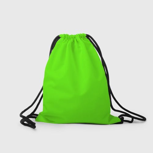 Рюкзак-мешок 3D Кислотный зеленый - фото 2