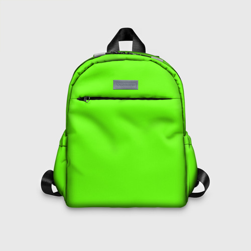 Детский рюкзак 3D Кислотный зеленый