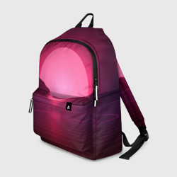 Неоновый закат – Рюкзак 3D с принтом купить