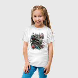 Детская футболка хлопок Дракон в стиле ирезуми - фото 2