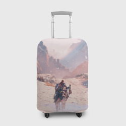 Чехол для чемодана 3D Horizon зима