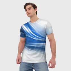 Мужская футболка 3D Ледяной поток ветра - фото 2