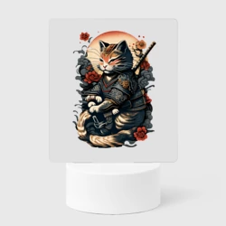 Светильник-ночник Самурай кот