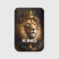 Картхолдер Magsafe магнитный Лев в короне - The King
