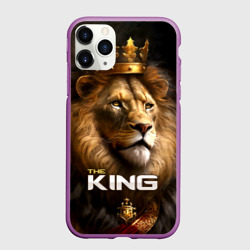 Чехол для iPhone 11 Pro матовый Лев в короне - The King