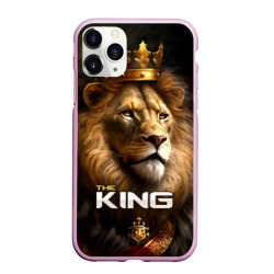 Чехол для iPhone 11 Pro Max матовый Лев в короне - The King