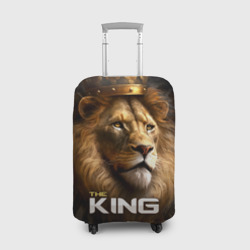 Чехол для чемодана 3D Лев в короне - The King