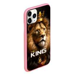 Чехол для iPhone 11 Pro Max матовый Лев в короне - The King - фото 2