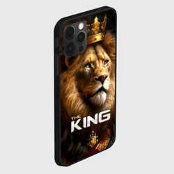 Чехол для iPhone 12 Pro Max Лев в короне - The King - фото 2