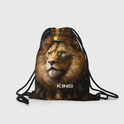 Рюкзак-мешок 3D Лев в короне - The King - фото 2