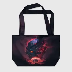 Пляжная сумка 3D Планета демонов