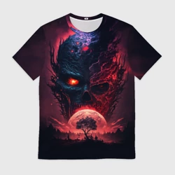 Мужская футболка 3D Планета демонов