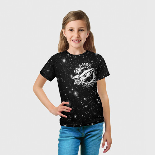 Детская футболка 3D Футурама межпланетный экспресс, цвет 3D печать - фото 5