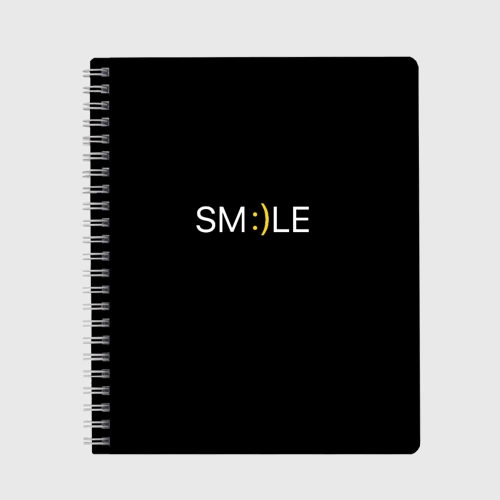 Тетрадь Надпись smile