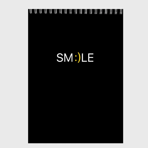 Скетчбук Надпись smile