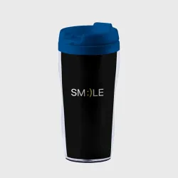 Термокружка-непроливайка Надпись smile