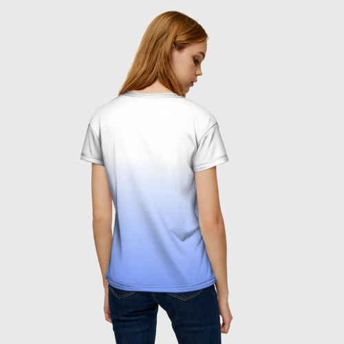 Женская футболка 3D с принтом Дерзкий Чонгук, вид сзади #2