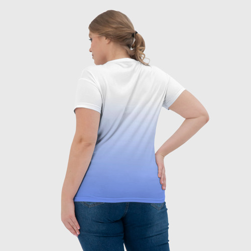 Женская футболка 3D с принтом Дерзкий Чонгук, вид сзади #2