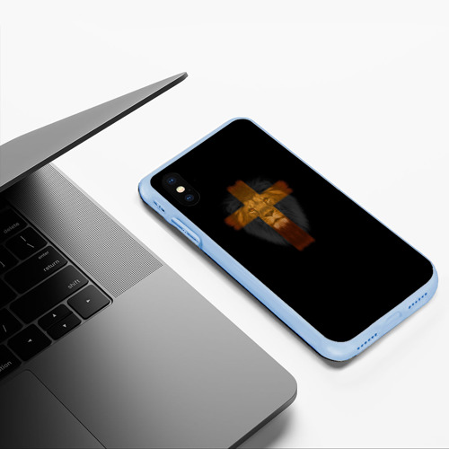 Чехол для iPhone XS Max матовый с принтом Львиный крест, фото #5
